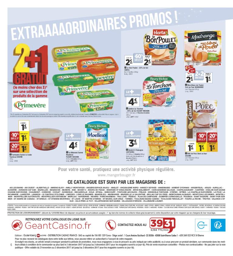 Geant casino arbent 01100