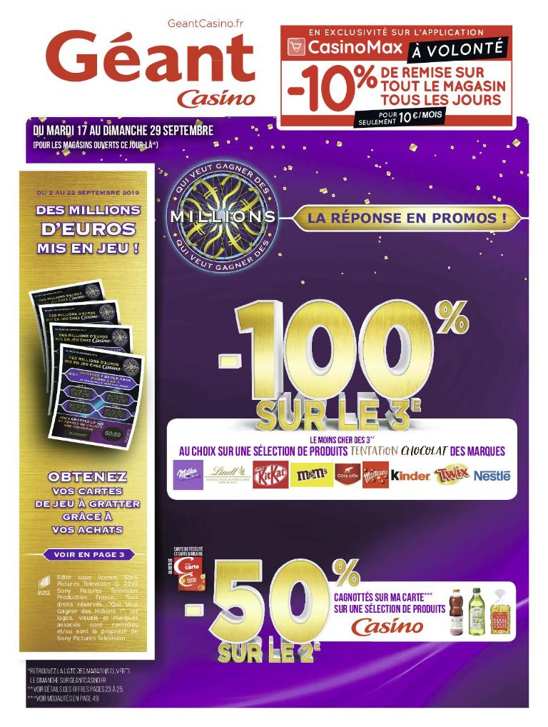 Geant casino la valentine dimanche 28 decembre