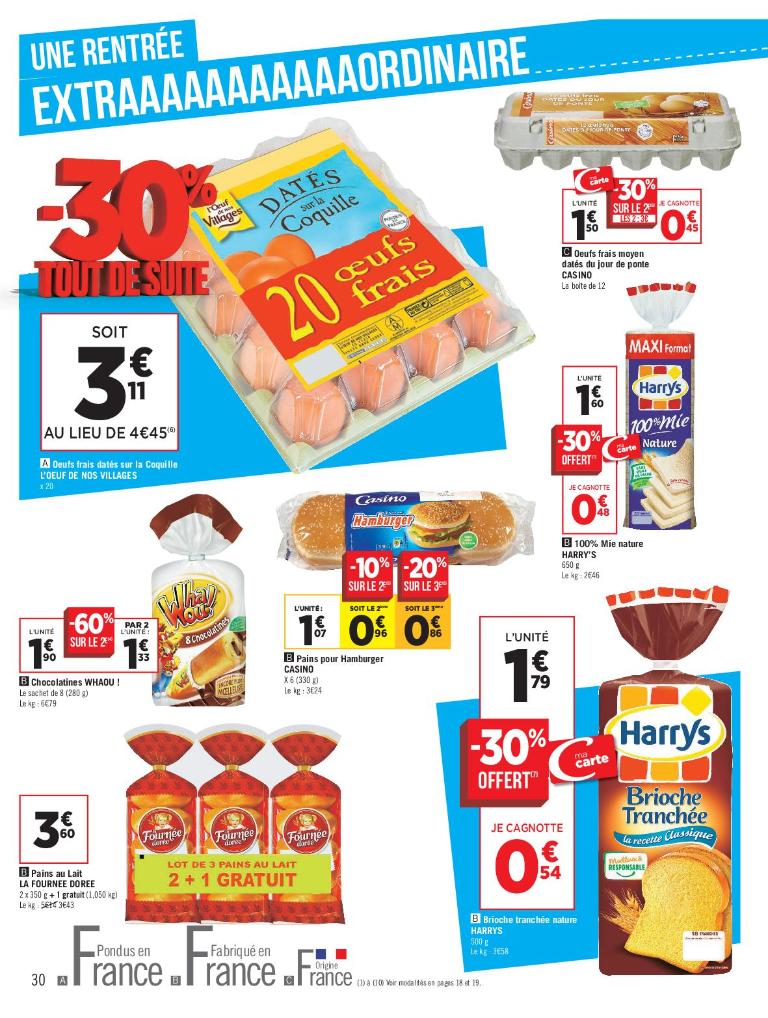 Geant casino brest ouverture 15 aout